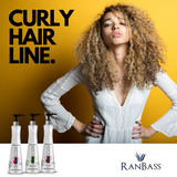 Curly hair line - 3 Steps Curly Line - Black Multi Rizos SET - Modeled, disciplined, hydrated curls, controlled volume and reduced frizz.