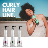 Curly hair line - 3 Steps Curly Line - Black Multi Rizos SET - Modeled, disciplined, hydrated curls, controlled volume and reduced frizz.