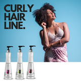 Curly hair line - 3 Steps Curly Line - Black Multi Rizos SET - Modeled, disciplined, hydrated curls, controlled volume and reduced frizz.