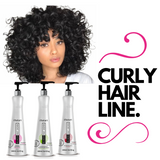 Curly hair line - 3 Steps Curly Line - Black Multi Rizos SET - Modeled, disciplined, hydrated curls, controlled volume and reduced frizz.