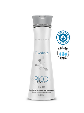 Rico Nano 3 Steps - Daily maintenance Set for hair subjected to Nanoplasty, keratin treatments, and general straightening (Shampoo 8.12 fl. oz + Conditioner 10.58 oz + Leave-in 8.12 fl. oz). All steps are SULFATE-FREE and feature COLOR SAFE  technology.