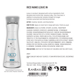 Rico Nano 3 Steps - Daily maintenance Set for hair subjected to Nanoplasty, keratin treatments, and general straightening (Shampoo 8.12 fl. oz + Conditioner 10.58 oz + Leave-in 8.12 fl. oz). All steps are SULFATE-FREE and feature COLOR SAFE  technology.