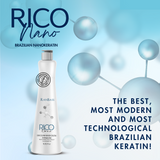 Rico Nano by Mutari 16.90fl.oz |  Brazilian Nanokeratin with NanoPlastia Technology | The Best Straightening & Smoothing Hair Treatment - Amino & Repair Complex - For All Hair Types |  Formaldehyde-Free  | 500ml/16.90fl.oz