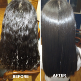 Hair Volume Reducer R-BTX40 Ranbass  - 118ml / 4oz (SMALL) - Result: Hair with shine, nutrition, repair, softness and frizz control + CLARIFYNG SHAMPOO - 118ML / 4FL OZ