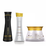 MUTARI PROGRESS KERATIN 8.12 FL OZ + MAINTENANCE CARIBBEAN SET (SHAMPOO SULFATE FREE 8.12FL OZ + CONDITIONER 10 OZ)| REDUCTOR RECONSTRUCTOR BRAZILIAN KERATIN TREATMENT | VOLUME REDUCER | PROGRESSIVE BRUSH HAIR STRAIGHTENING | FORMALDEHYDE FREE