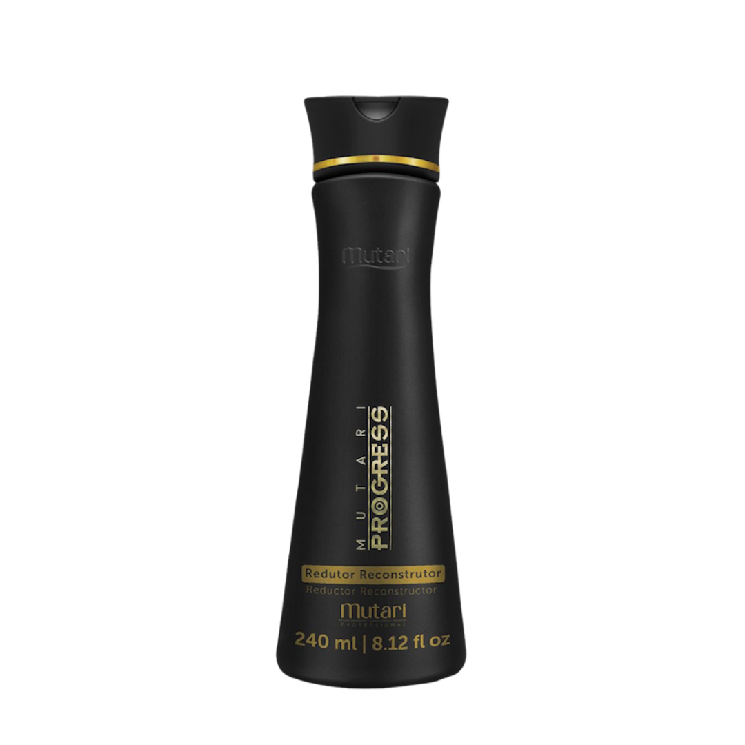 MUTARI PROGRESS KERATIN 8.12 FL OZ | REDUCTOR RECONSTRUCTOR BRAZILIAN KERATIN TREATMENT | VOLUME REDUCER | PROGRESSIVE BRUSH HAIR STRAIGHTENING | FORMALDEHYDE FREE