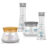 Combo Impact Btx BLOND Antifrizz 300 G + Set RICO NANO 3 STEPS - DAILY MAINTENANCE SET FOR HAIR SUBJECTED TO NANOPLASTY, KERATIN TREATMENTS, AND GENERAL STRAIGHTENING