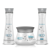 Combo Impact Btx Antifrizz 300 G + Set RICO NANO 3 STEPS - DAILY MAINTENANCE SET FOR HAIR SUBJECTED TO NANOPLASTY, KERATIN TREATMENTS, AND GENERAL STRAIGHTENING