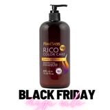 RICO COLOR CARE PURPLE SHAMPOO - LIMITED EDITION - 400ml / 13.52fl oz - For blonde and gray hair. Neutralizes unwanted yellow and orange tones.