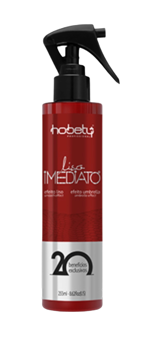 Spray Liso Imediato/Smooth Straightener - 250ML / 6.76fl oz - Thermal protection and anti-frizz effect for all hair types. Heat Protectant Spray.