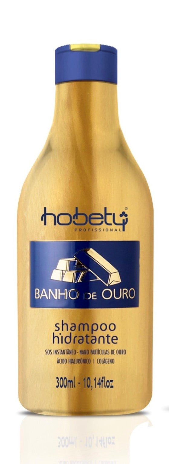 Baño de Oro - Shampoo - For all hair types, with hyaluronic acid, hydrolyzed keratin for instant strand repair.